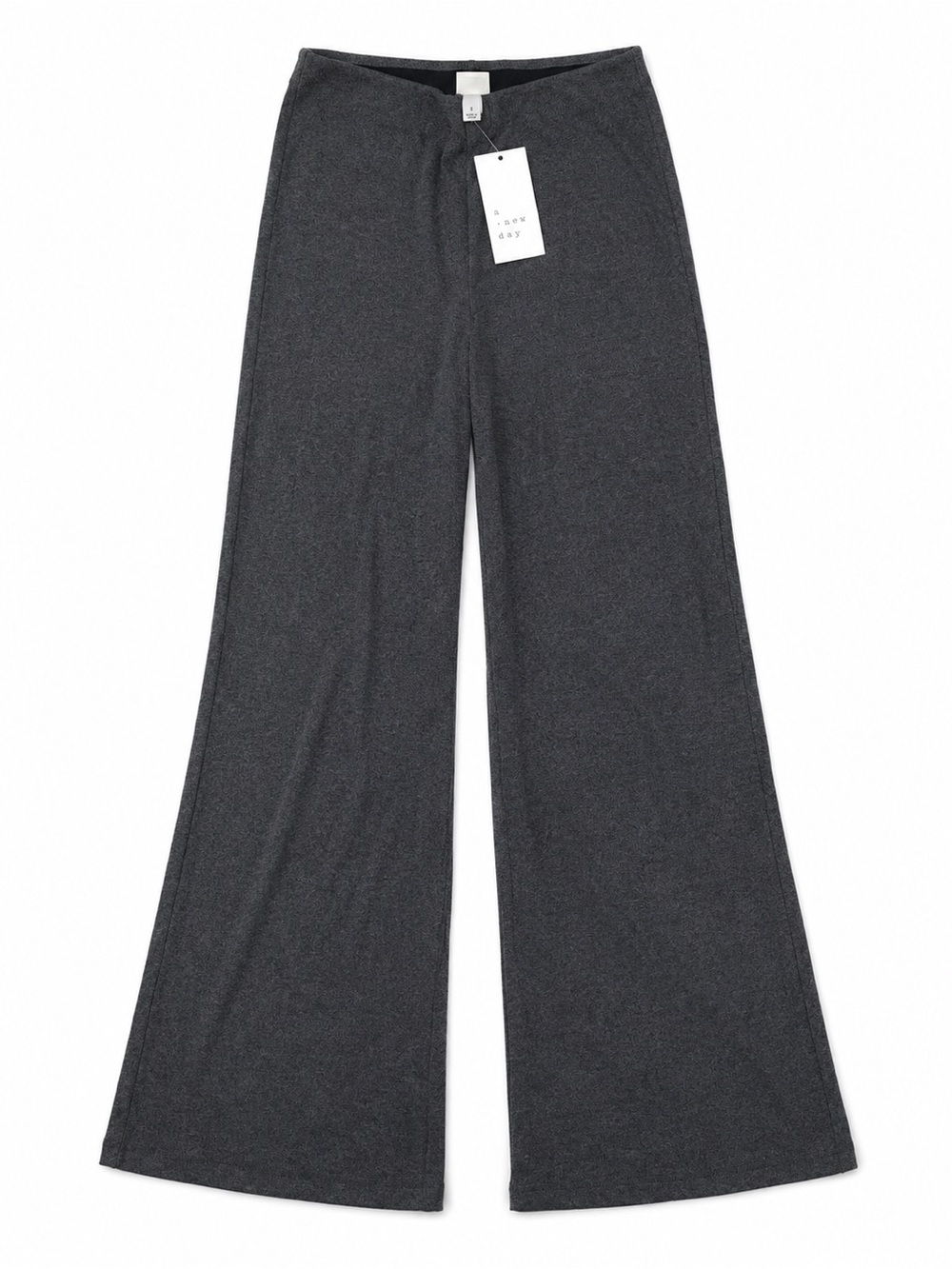 A New Day Gray Wide Leg Lounge Pants Womens Small Soft Stretch NWT